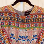 Hemant and Nandita Hermant & Nandita Silk Beaded Dress - Women Size S - Multicolored Photo 3