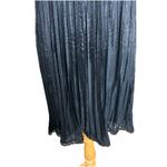 EXPRESS 100% Silk Strapless Tube Top Dress Beaded Pleated Black Size Medium Photo 2