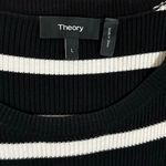 Theory  Mini Dress Stripe Crewneck Jersey Photo 3
