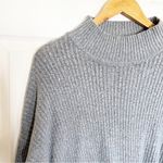 John Paul Richard Mock neck ribbed long sleeve sweater Gray, Size Large by  Photo 4