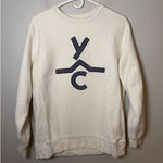 Ouray Yellowstone Club  Cream Crew Neck Sweatshirt Pull Over Sz S $89 MSRP Photo 0