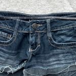 Decree  blue denim fringe shorts size 1 Photo 4