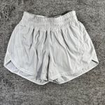 Lululemon  Track That Short Sz 4 White 5" Photo 2