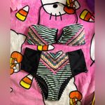 LA Hearts  Multi Color Stripped Swimsuit Set Photo 1