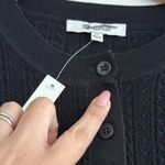 Madewell  The Signature Open Knit Cardigan in Black, Size X-Large Photo 4