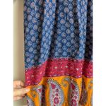 Faded Glory  Dress Women's Paisley 3/4 Sleeve Boho Hippie Summer Size 4-6 S Photo 1