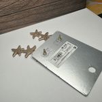 BaubleBar Sugarfix By  Starfish Pink Orange Gold Tone Dangle Pierced Earrings Photo 7