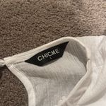 Chic Me White Textured Blouse SIZE L Size L Photo 2