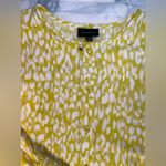 Who What Wear Yellow and White Pleated Mini Dress- summer casual or office Photo 7