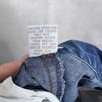 Cherokee Blue Denim Cotton Maxi Skirt Tie Waist Pockets Vintage Size 10 Photo 5