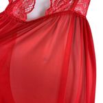 Ann Summers Red Lace Sheer Babydoll Lingerie Halter Nightie Small Sexy Sleepwear Photo 2