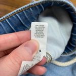 Aerie ‎ Denim Shorts Womens Size Small Blue Raw Hem Distressed Jean Elastic Waist Photo 3