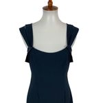 Halston Heritage  Dress 6 Navy Fitted Sleeveless Career Cocktail Formal Photo 1