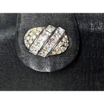 VTG Exclusively For You LORD & TAYLOR Grey purse w/ Silver curb link chain Gray Photo 4