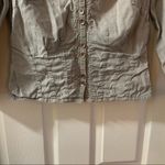 Elevenses Anthropologie  Grey Button Crop Jacket size 2 Photo 4