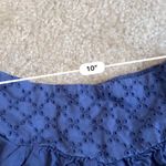 American Eagle  blue boho crochet flow shorts Photo 2