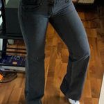 Faded black/gray jeans wide leg Size 8 Photo 3