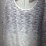 Reebok Women's Gray and White Racerback Tank Top Photo 3