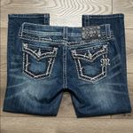 Miss Me  Low Rise Cropped Distressed Stretch Blue Jeans Size 28 Photo 5