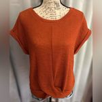 SheIn  Orange Knit Top Photo 2
