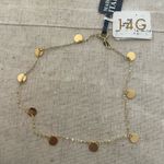 Macy's 14k gold disc anklet  Photo 0