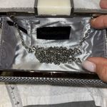 Jessica McClintock  SILVER BEADED MESH CLUTCH WITH DROP IN CROSSBODY CHAIN Photo 6