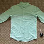 Gap Light green Oxford button front mens shirt XS Photo 5