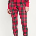 Old Navy Women Waffle Thermal Knit Pajama Leggings Plaid Red Size XLarge New Photo 4