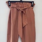Apricot paper bag pants Tan Photo 1