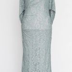 Betsy and Adam Betsy Adam - Caplet Cape-Sleeve Lace Gown Photo 1
