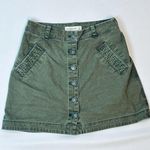Abercrombie & Fitch Utility A-Line Mini Skirt - Olive Green - 0 Photo 5