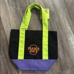 Trader Joes Halloween Mini Tote Bag New Black Photo 1