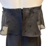 Keepsake the Label Call Me Strapless Black Midi Dress, Sz M Size M Photo 9