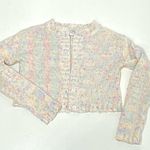 Cider Cropped Pastel Cottagecore Cardigan Sweater Photo 0