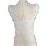 Aerie  Smocked tank top with ruffle sleeve Photo 8