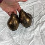 Theory Copper Snake Print Flats Women's 8.5 Brown Photo 6