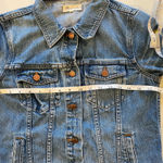 Madewell   Women’s Jeans Botton Down Jacket Size M Blue 100% Cotton Photo 4