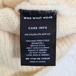 Who What Wear Cream Turtleneck Fuzzy Soft Sweater Size L Photo 9