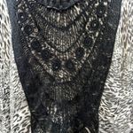 Cato  Women Black White Gray Bat Wing Embroidered Tunic Blouse Animal Boho 22/24W Photo 2