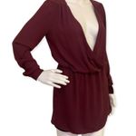Cache Caché Maroon Casual Open Back Top Photo 2