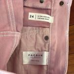PacSun NEW Pink Ultra High Rise Vintage Denim Shorts Size 24 Festival Spring Photo 4