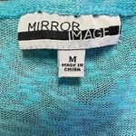 Mirror Image turquoise studded tank top Size M Photo 2