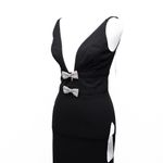 Dress the Population Viola Rhinestone Bow Dress Medium Photo 8