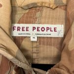 Free People Lead The Way Camo Lightweight Utility Jacket Taupe Tan Women’s XS Photo 6