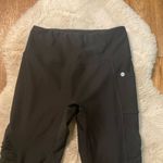 Gottex X By  Leggings Womens Size Small‎ Black Moto Style With Logo Photo 1