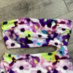 H&M  High Leg Floral Bandeau Swimsuit Size Medium NWOT Photo 1