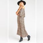Show Me Your Mumu  Rowe Cheetah Adjustable Ruffle Cropped Jumpsuit. NWOT ~XS💛 Photo 2