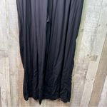 Torrid Size 4 Black Wide Leg Jumpsuit Lace 3/4 Sleeves Side Zip Back Tie Keyhole Photo 7