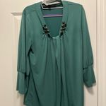 Kasper Sportswear Tunic Green Size Medium EUC Photo 2