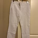 Diane Von Furstenberg Diane Von Furstenburg cream linen blend trousers Photo 0